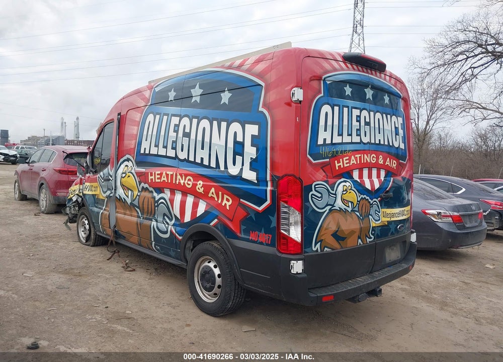 2021 FORD TRANSIT-250 VIN: 1FTBR1C82MKA29547