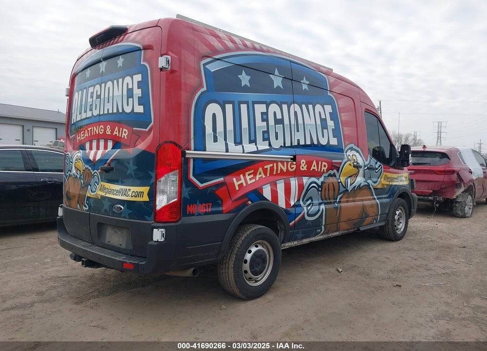 2021 FORD TRANSIT-250 VIN: 1FTBR1C82MKA29547