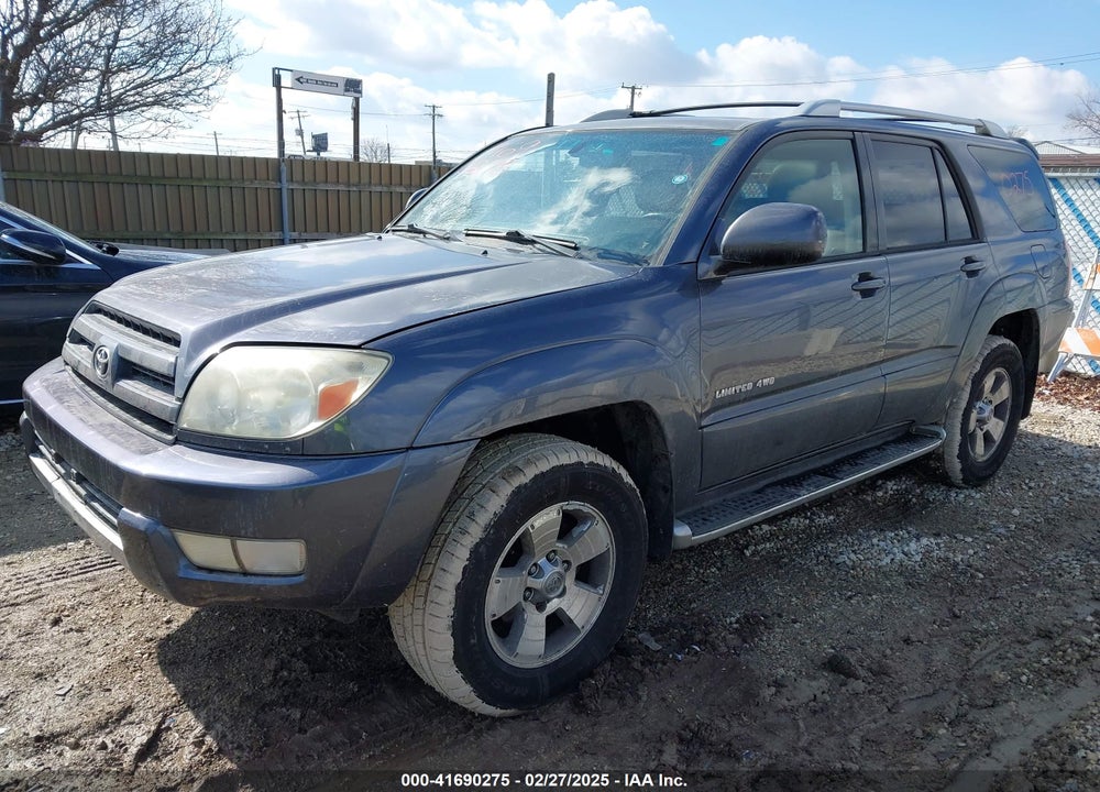 2003 TOYOTA 4RUNNER LIMITED V6 VIN: JTEBU17R638010136