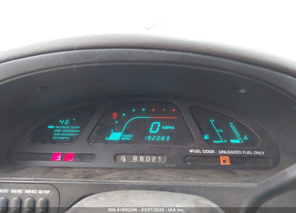 1997 MERCURY VILLAGER VIN: 4M2DV1119VDJ44219