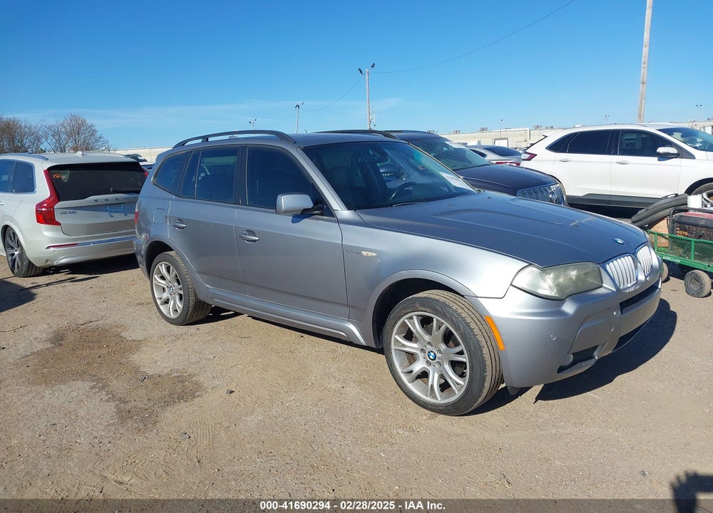 2008 BMW X3 3.0SI VIN: WBXPC934X8WJ06587