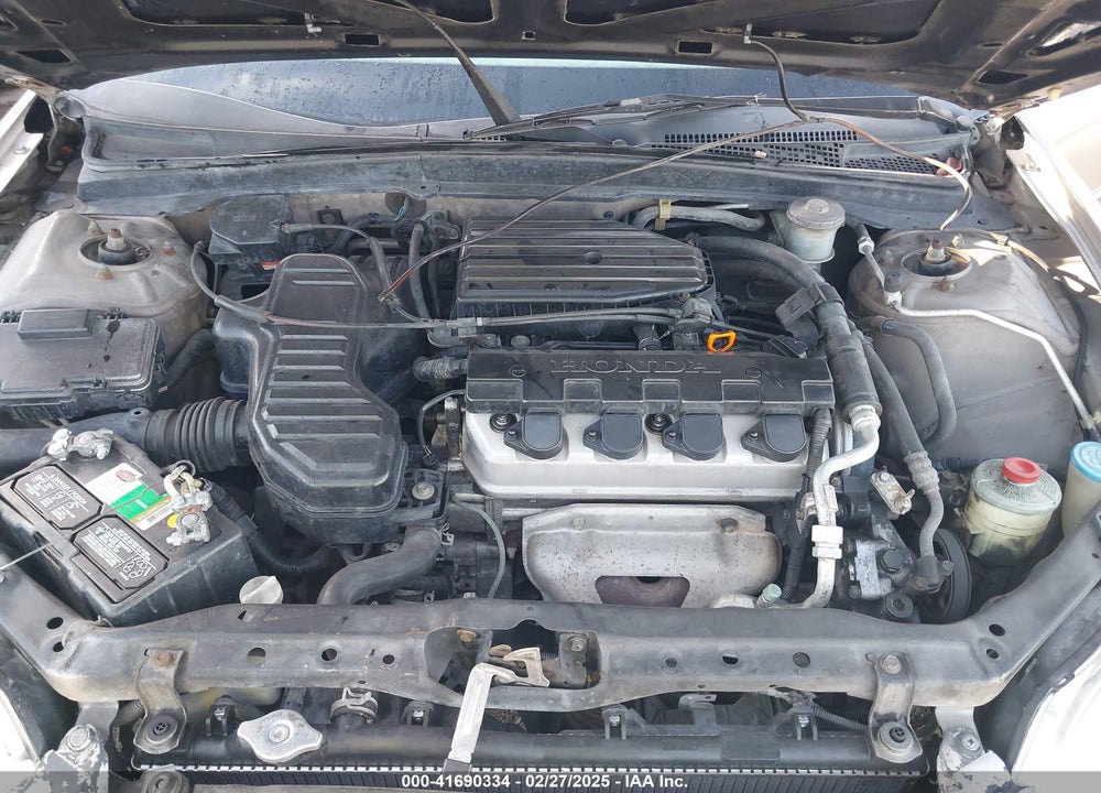 2002 HONDA CIVIC LX VIN: 2HGES16542H538466