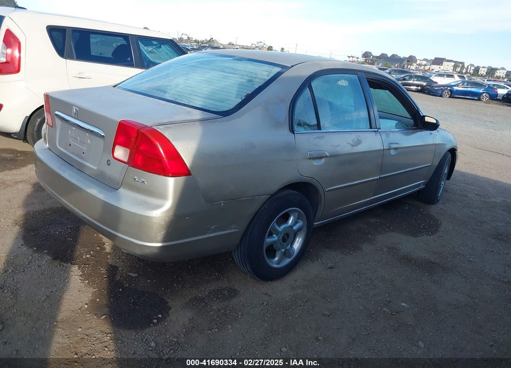 2002 HONDA CIVIC LX VIN: 2HGES16542H538466