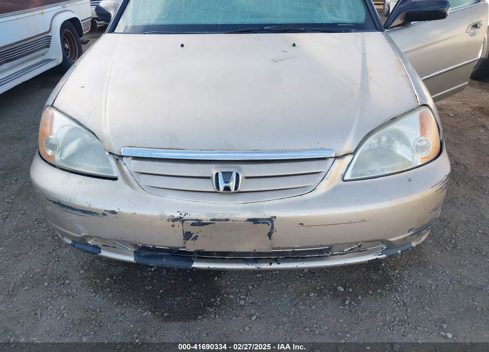 2002 HONDA CIVIC LX VIN: 2HGES16542H538466