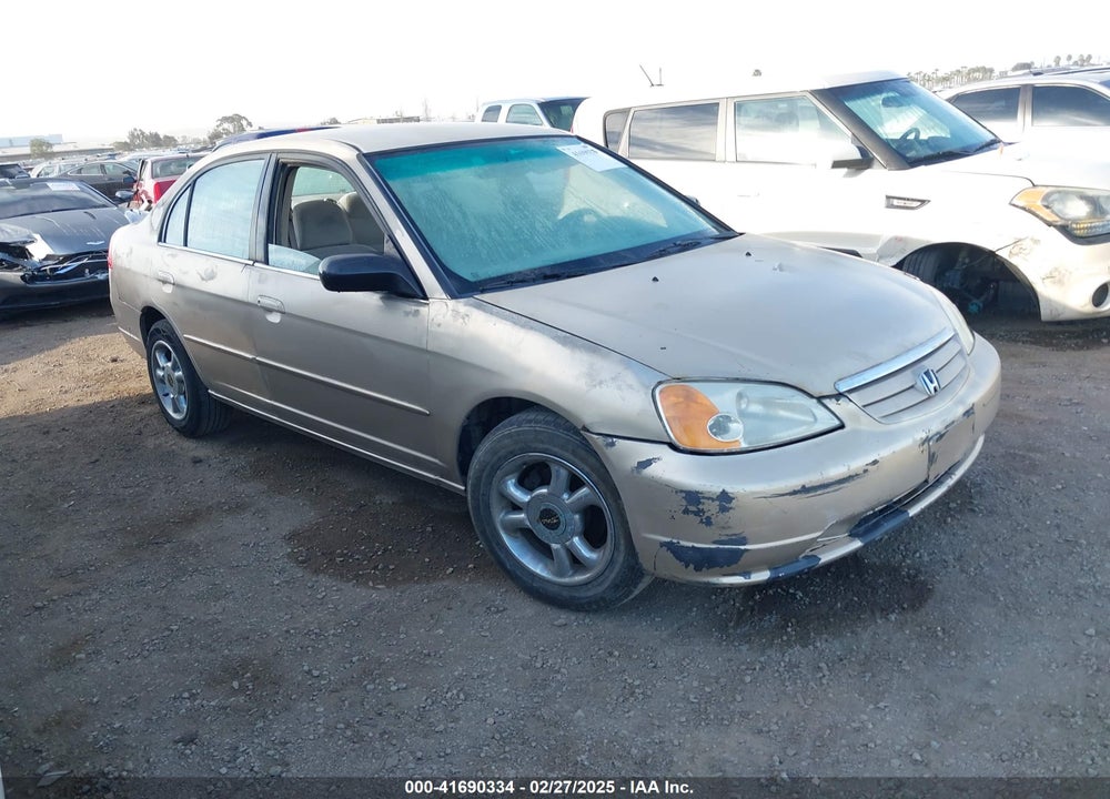 2002 HONDA CIVIC LX VIN: 2HGES16542H538466