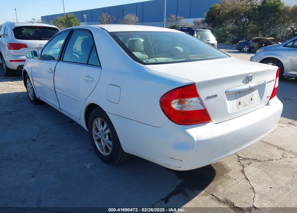 2004 TOYOTA CAMRY LE V6 VIN: 4T1BF30K64U065990