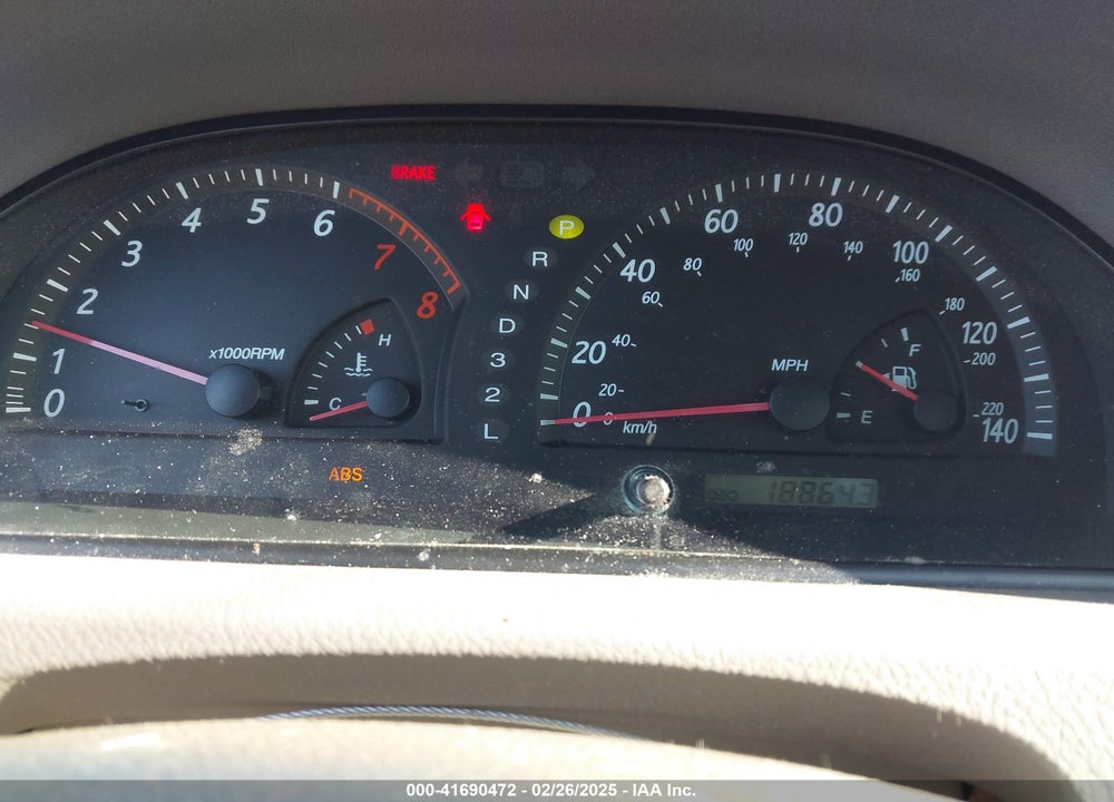 2004 TOYOTA CAMRY LE V6 VIN: 4T1BF30K64U065990