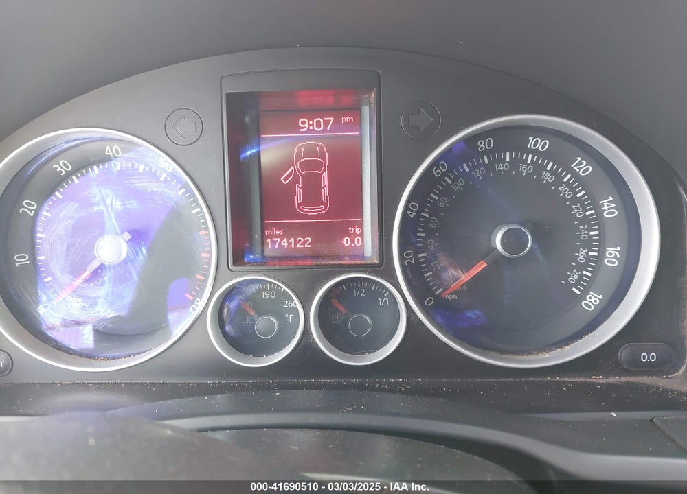 2009 VOLKSWAGEN GTI VIN: WVWEV71K29W012502