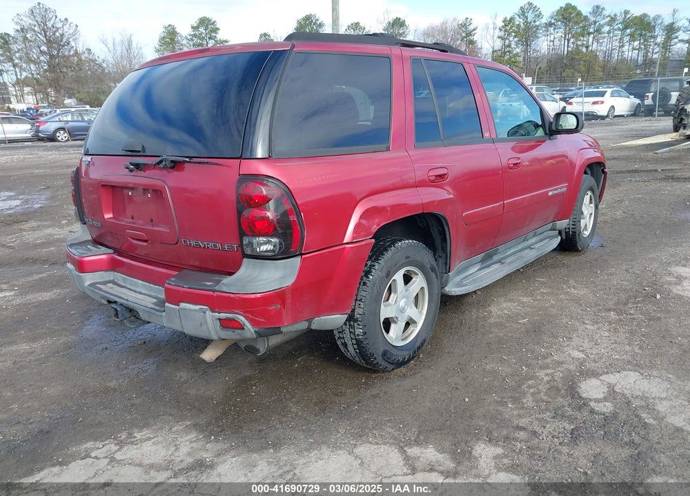 2004 CHEVROLET TRAILBLAZER LT VIN: 1GNDS13S442219267