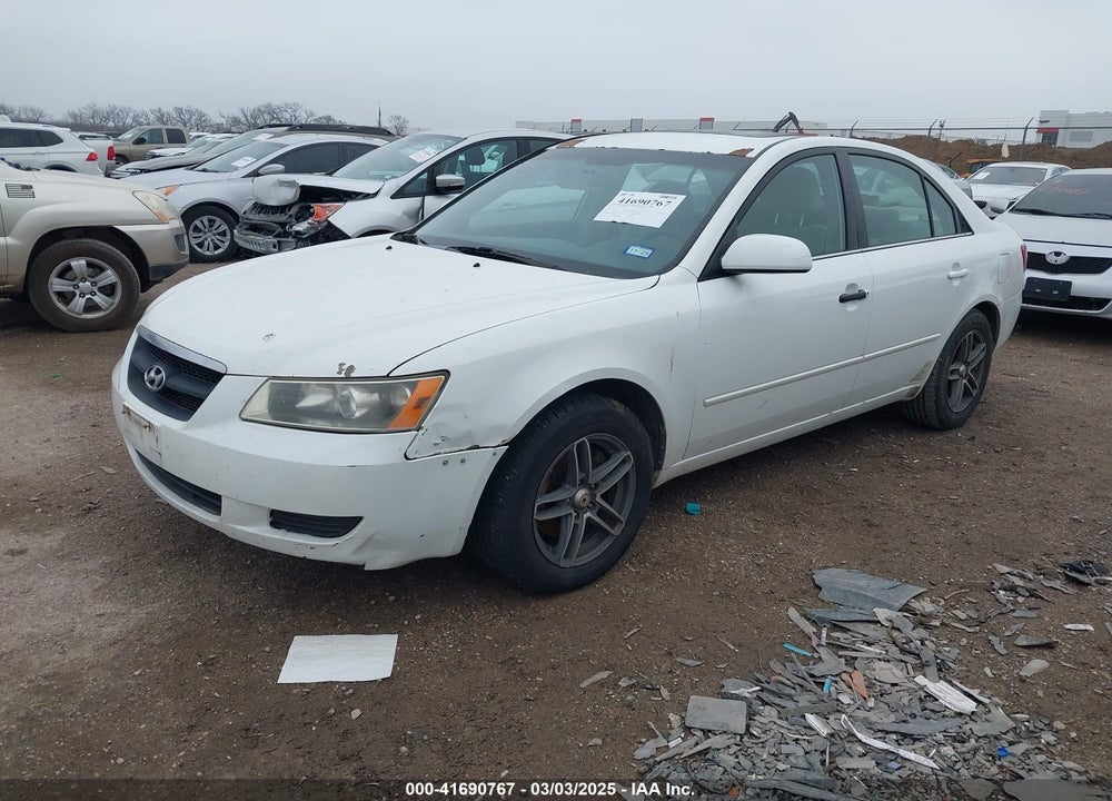2008 HYUNDAI SONATA GLS V6 VIN: 5NPET46F38H400407