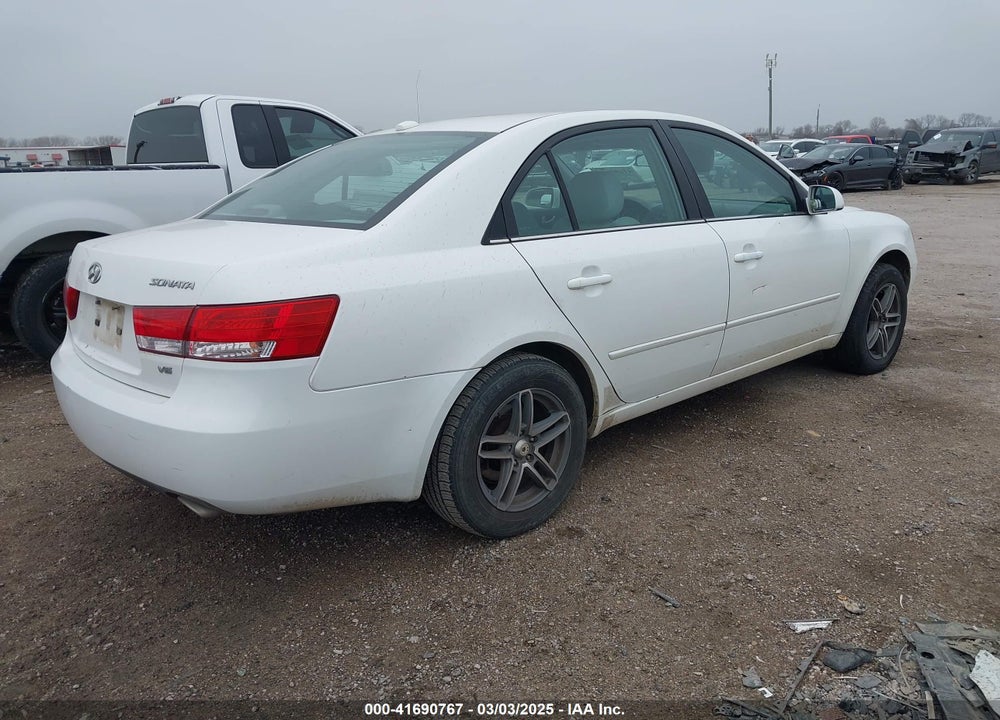2008 HYUNDAI SONATA GLS V6 VIN: 5NPET46F38H400407