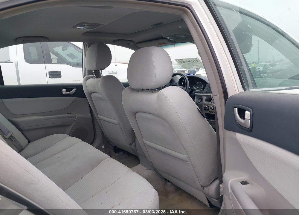 2008 HYUNDAI SONATA GLS V6 VIN: 5NPET46F38H400407