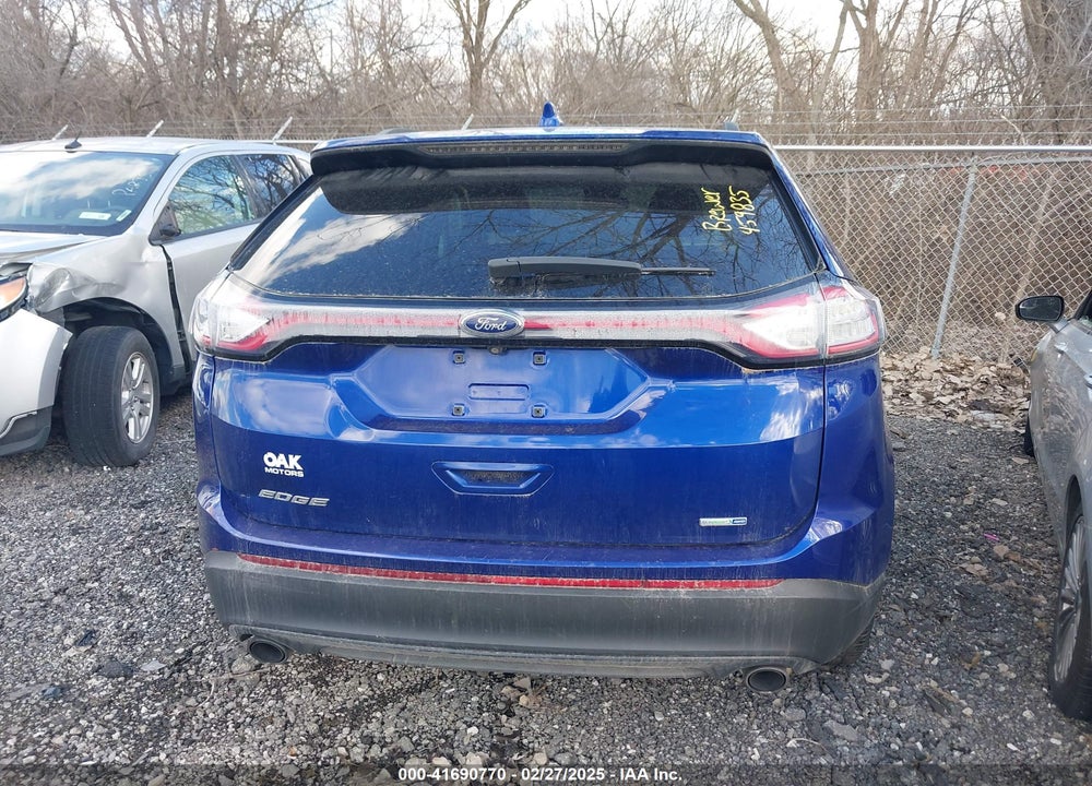 2015 FORD EDGE VIN: 2FMTK4G92FBC08788