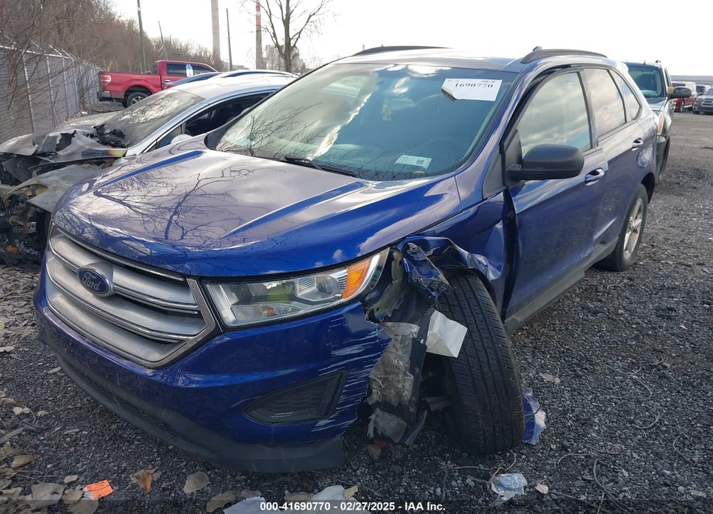 2015 FORD EDGE VIN: 2FMTK4G92FBC08788