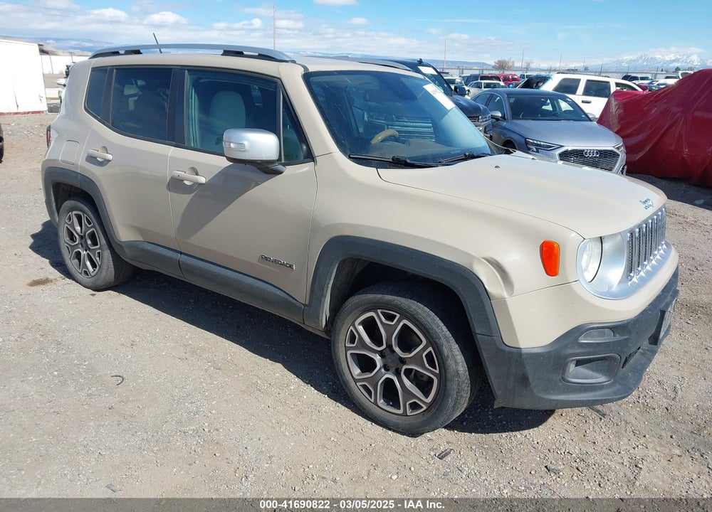 2015 JEEP RENEGADE LIMITED VIN: ZACCJBDT5FPC22837