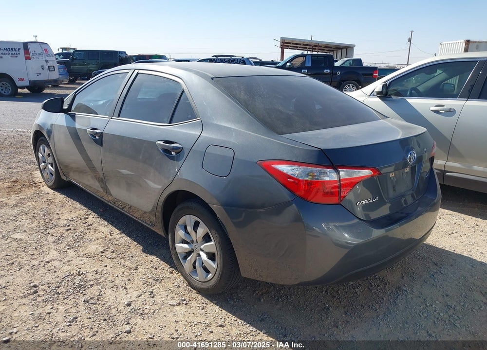2016 TOYOTA COROLLA VIN: 5YFBURHE3GP539570