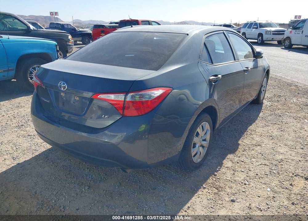 2016 TOYOTA COROLLA VIN: 5YFBURHE3GP539570