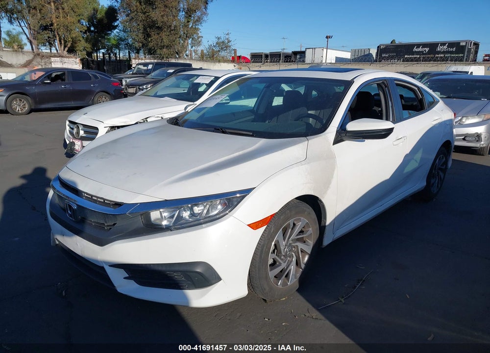2018 HONDA CIVIC EX VIN: 2HGFC2F75JH513339