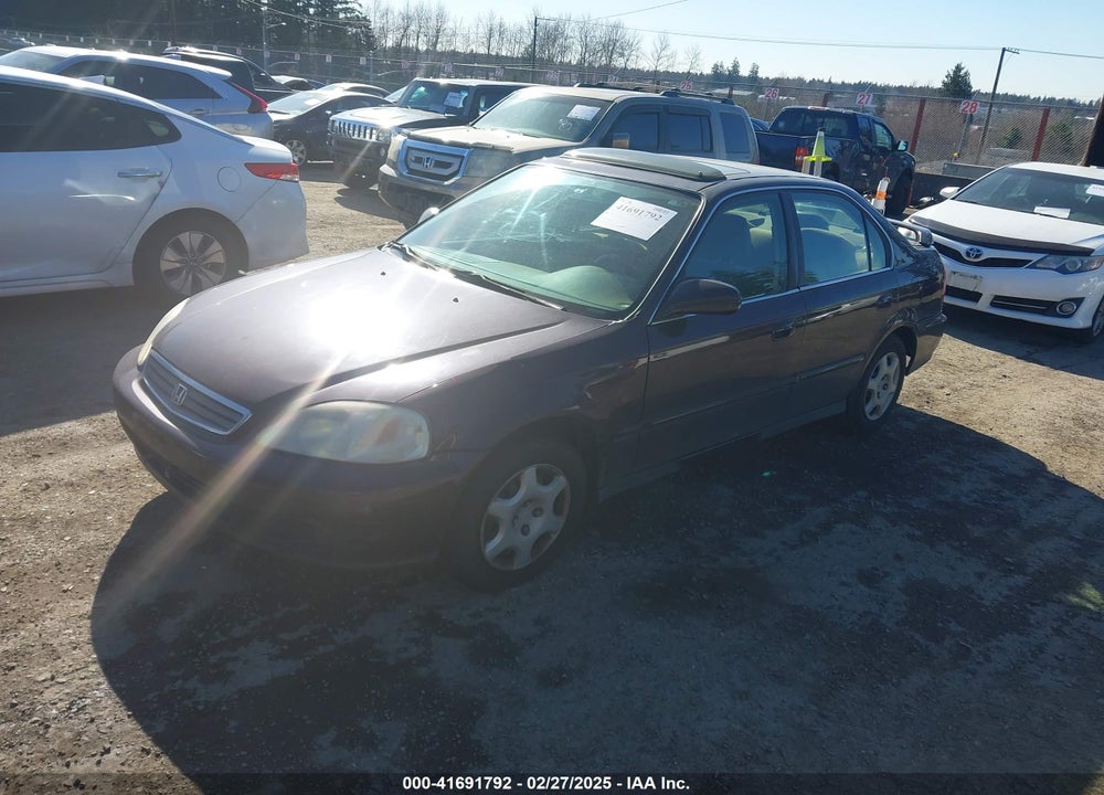 2000 HONDA CIVIC EX VIN: 1HGEJ8649YL034008