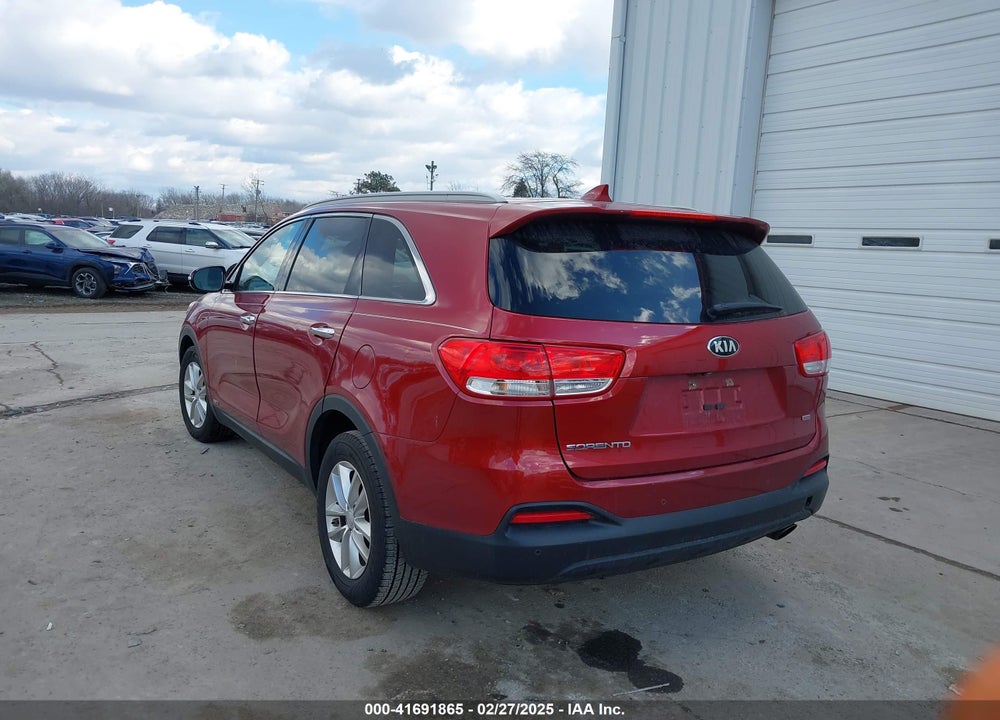 2016 KIA SORENTO 2.4L LX VIN: 5XYPGDA37GG023130