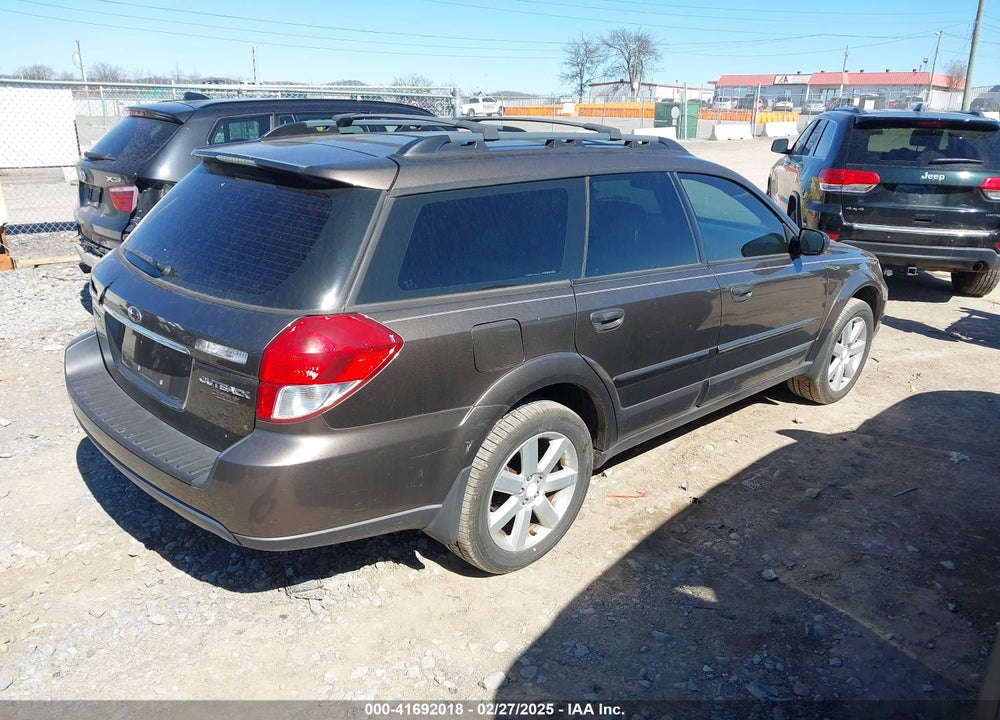 2008 SUBARU OUTBACK 2.5I/2.5I L.L. BEAN EDITION VIN: 4S4BP61C687332037