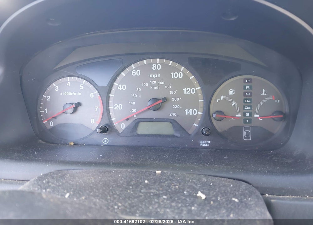 2001 HONDA ACCORD VIN: 1HGCG22581A009541