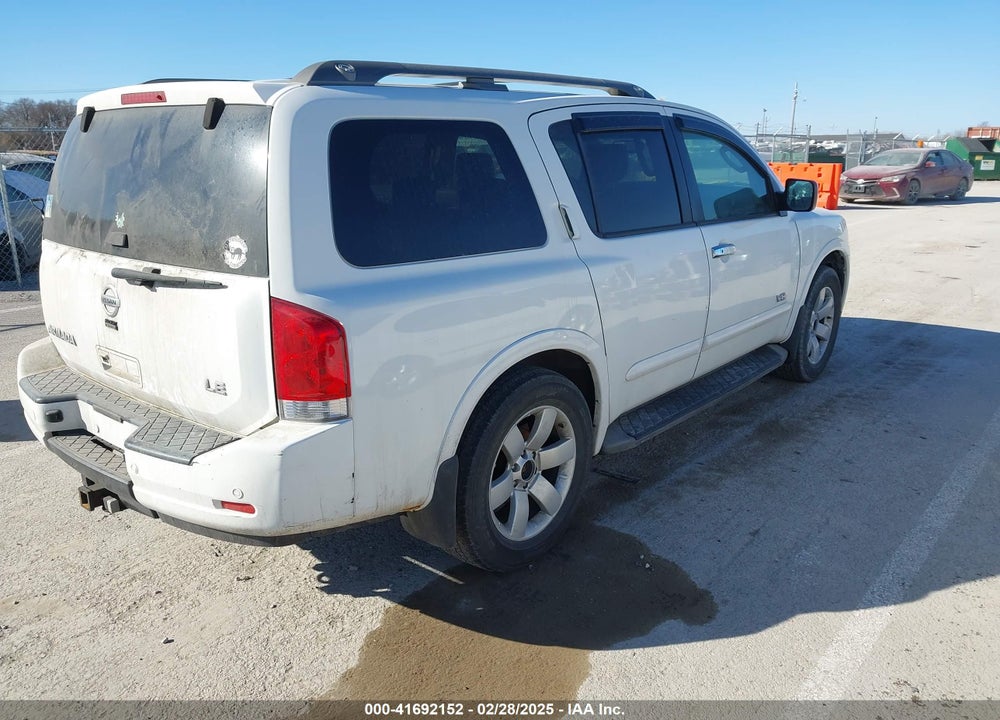 2008 NISSAN ARMADA VIN: 5N1BA08C88N604250