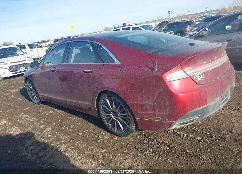 2013 LINCOLN MKZ VIN: 3LN6L2GK2DR800157