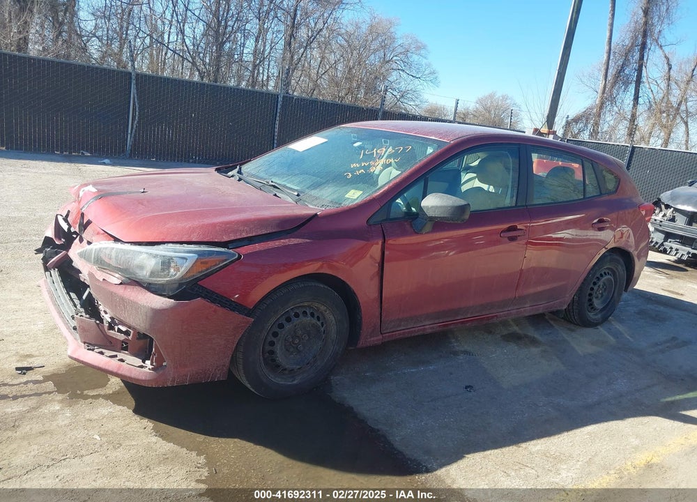 2020 SUBARU IMPREZA 5-DOOR VIN: 4S3GTAB61L3724277