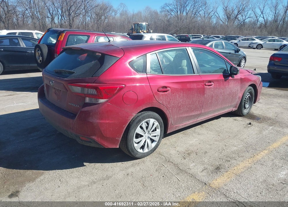 2020 SUBARU IMPREZA 5-DOOR VIN: 4S3GTAB61L3724277