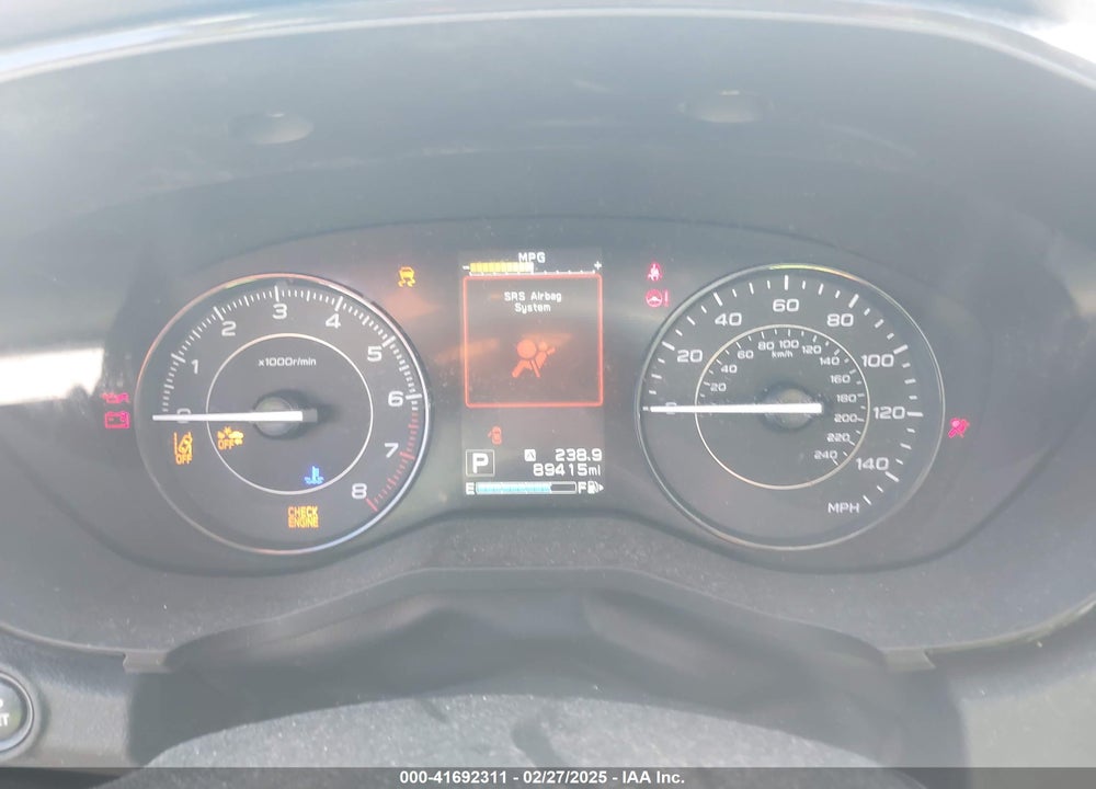 2020 SUBARU IMPREZA 5-DOOR VIN: 4S3GTAB61L3724277