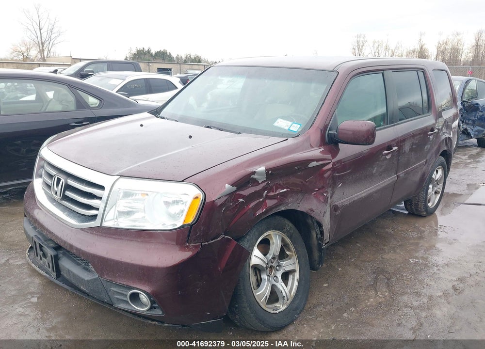 2012 HONDA PILOT EX VIN: 5FNYF4H47CB049685