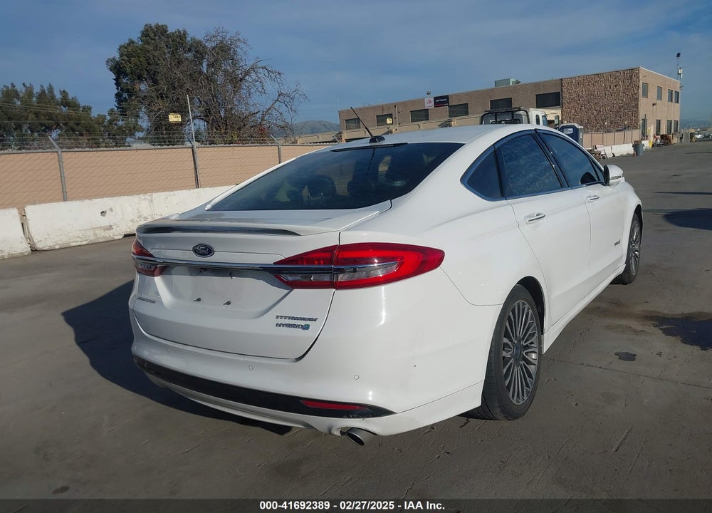 2018 FORD FUSION HYBRID VIN: 3FA6P0RU1JR116844