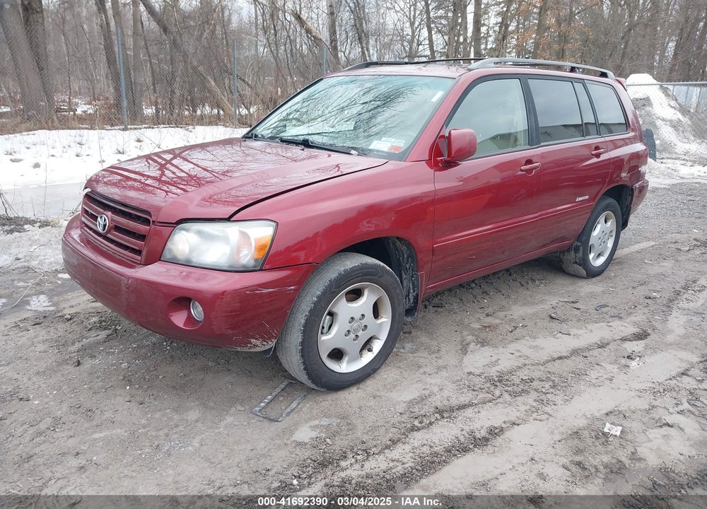 2007 TOYOTA HIGHLANDER LIMITED V6 VIN: JTEEP21AX70204993