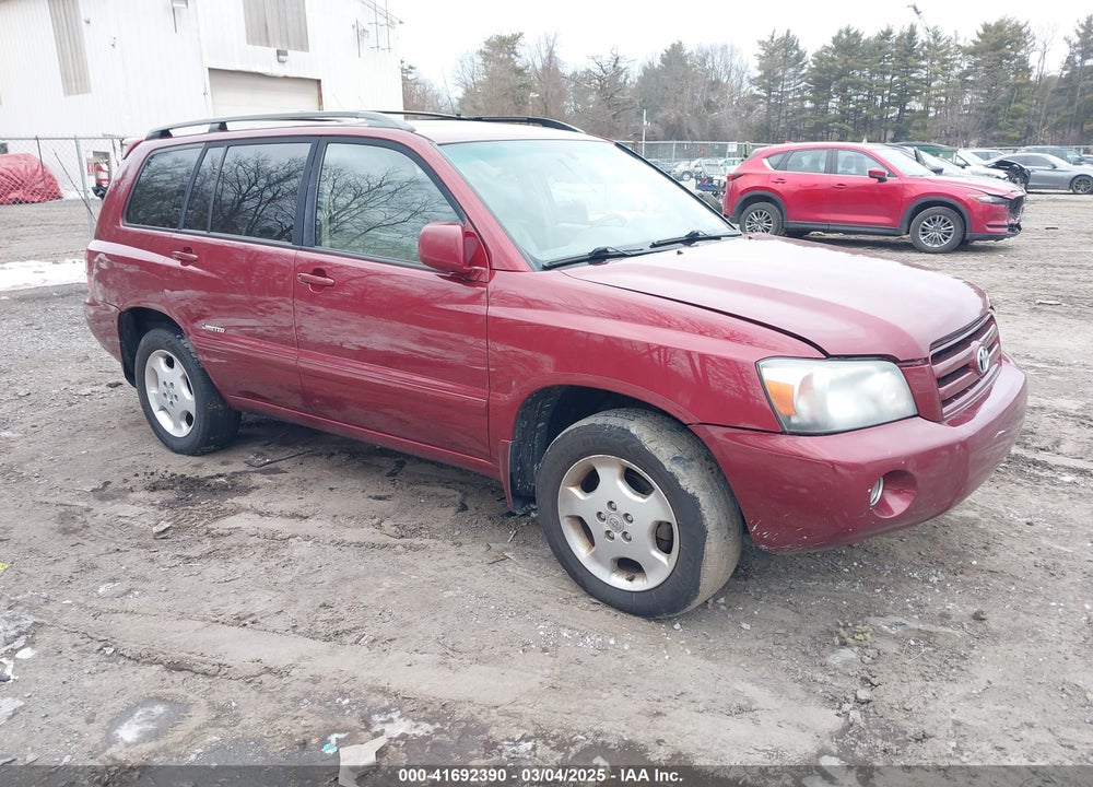 2007 TOYOTA HIGHLANDER LIMITED V6 VIN: JTEEP21AX70204993
