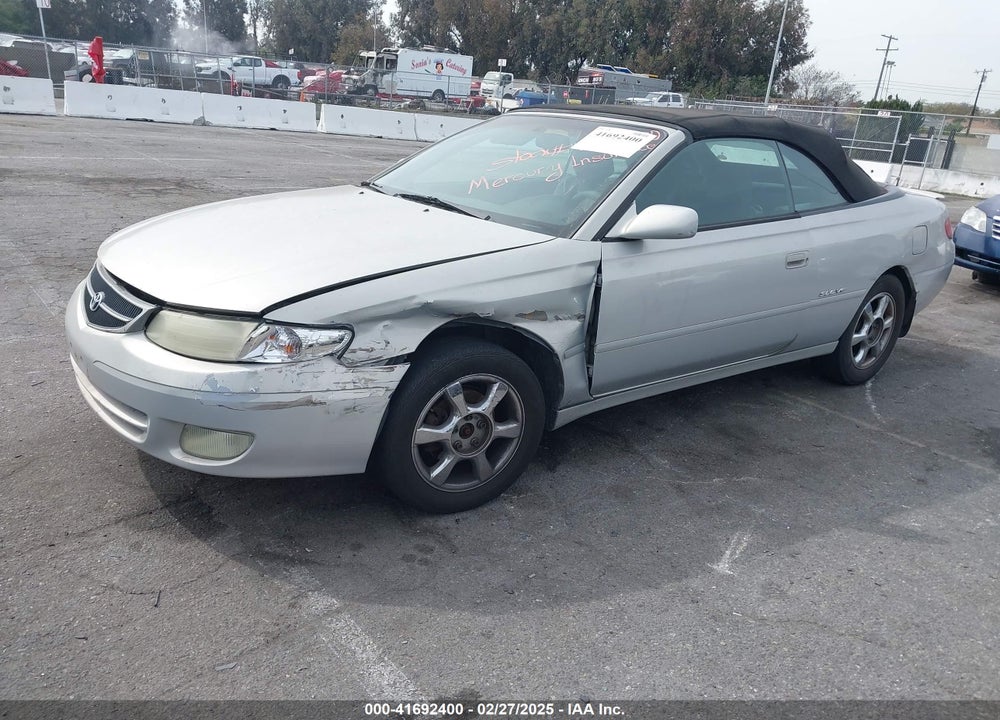 2001 TOYOTA CAMRY SOLARA SLE V6 VIN: 2T1FF28PX1C471926