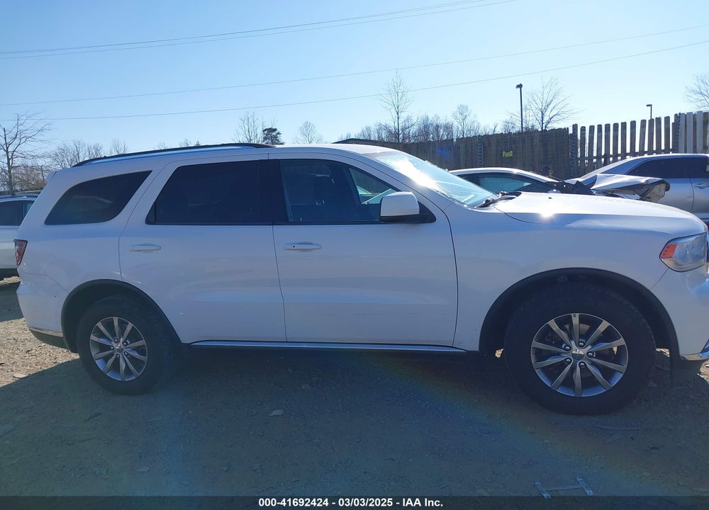 2018 DODGE DURANGO SXT AWD VIN: 1C4RDJAG2JC329778