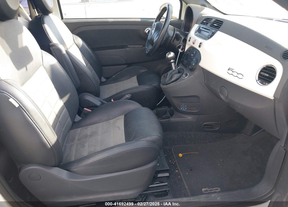 2012 FIAT 500 VIN: 3C3CFFBR6CT140124