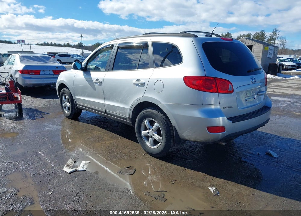 2008 HYUNDAI SANTA FE GLS VIN: 5NMSG73D58H182253