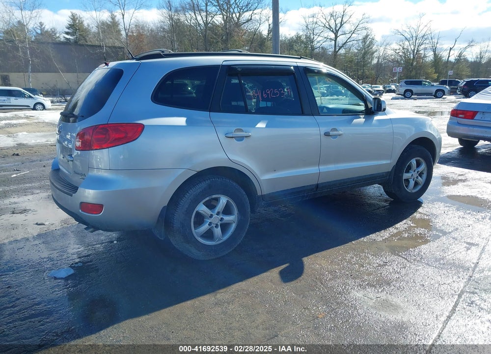 2008 HYUNDAI SANTA FE GLS VIN: 5NMSG73D58H182253
