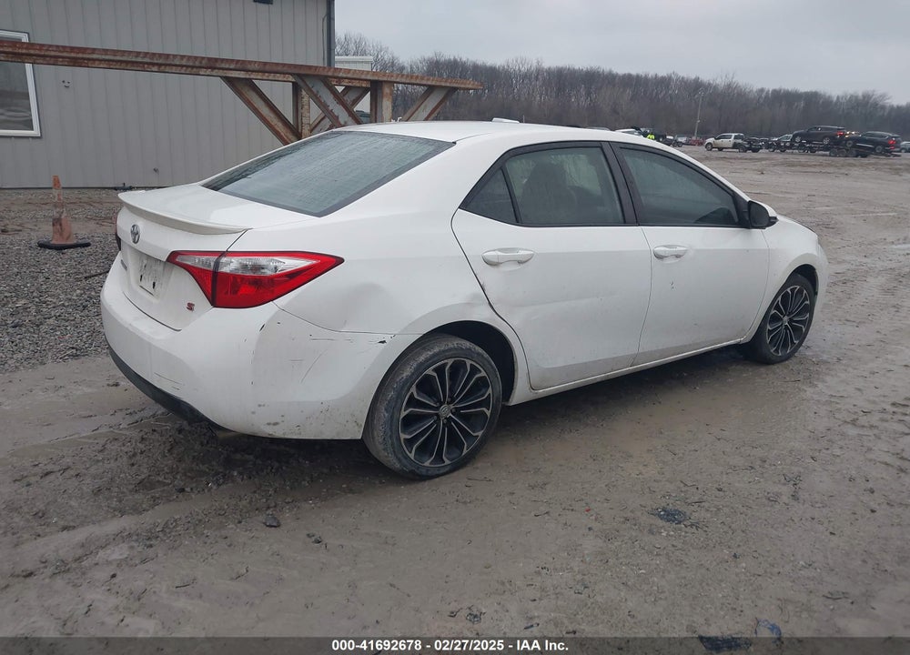 2014 TOYOTA COROLLA VIN: 2T1BURHE3EC203642