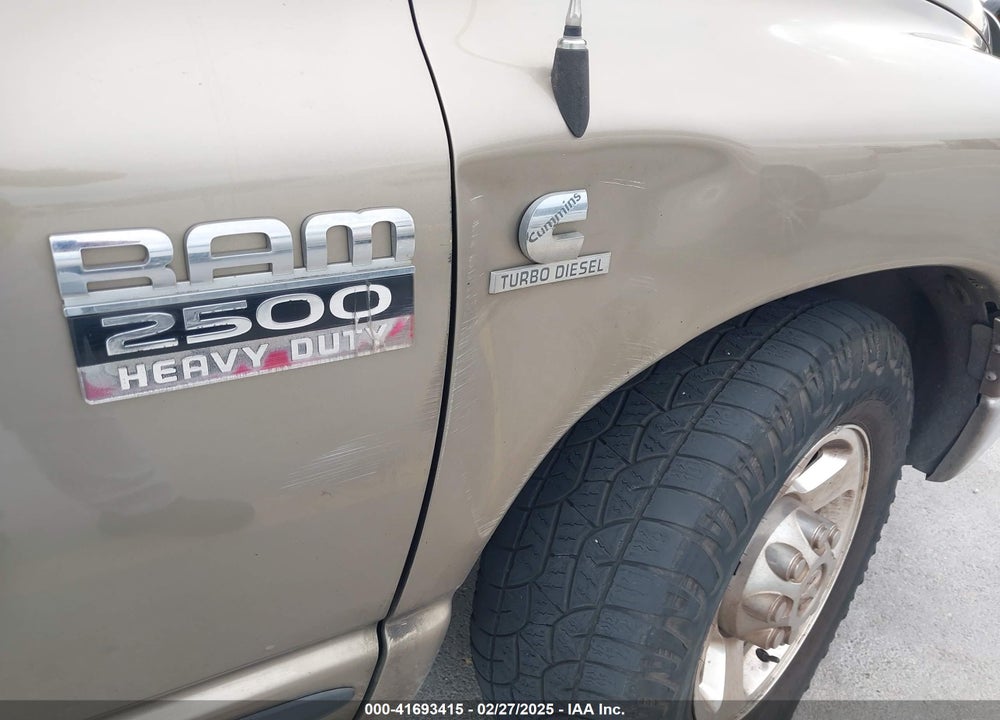 2007 DODGE RAM 2500 SLT/SPORT VIN: 3D7KR28A17G803113