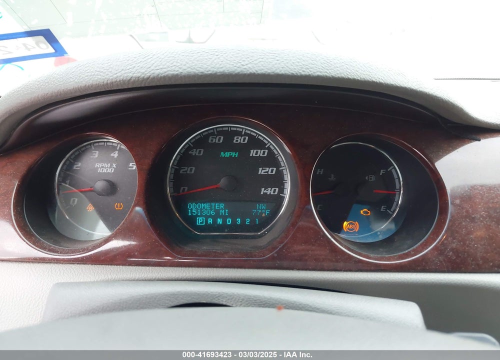 2009 BUICK LUCERNE VIN: 1G4HD57M39U138078