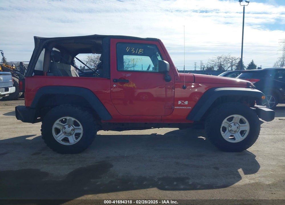 2008 JEEP WRANGLER X VIN: 1J4FA24138L624756