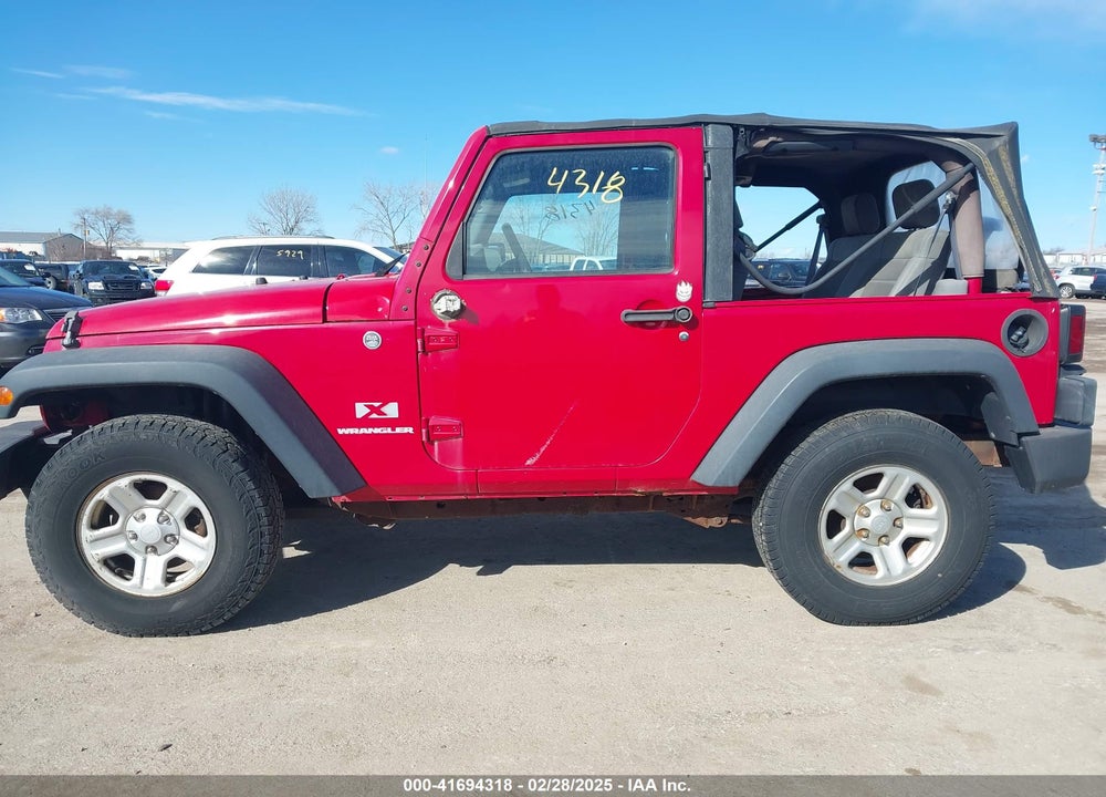 2008 JEEP WRANGLER X VIN: 1J4FA24138L624756