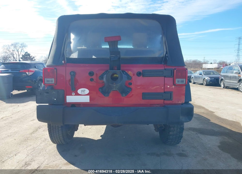 2008 JEEP WRANGLER X VIN: 1J4FA24138L624756