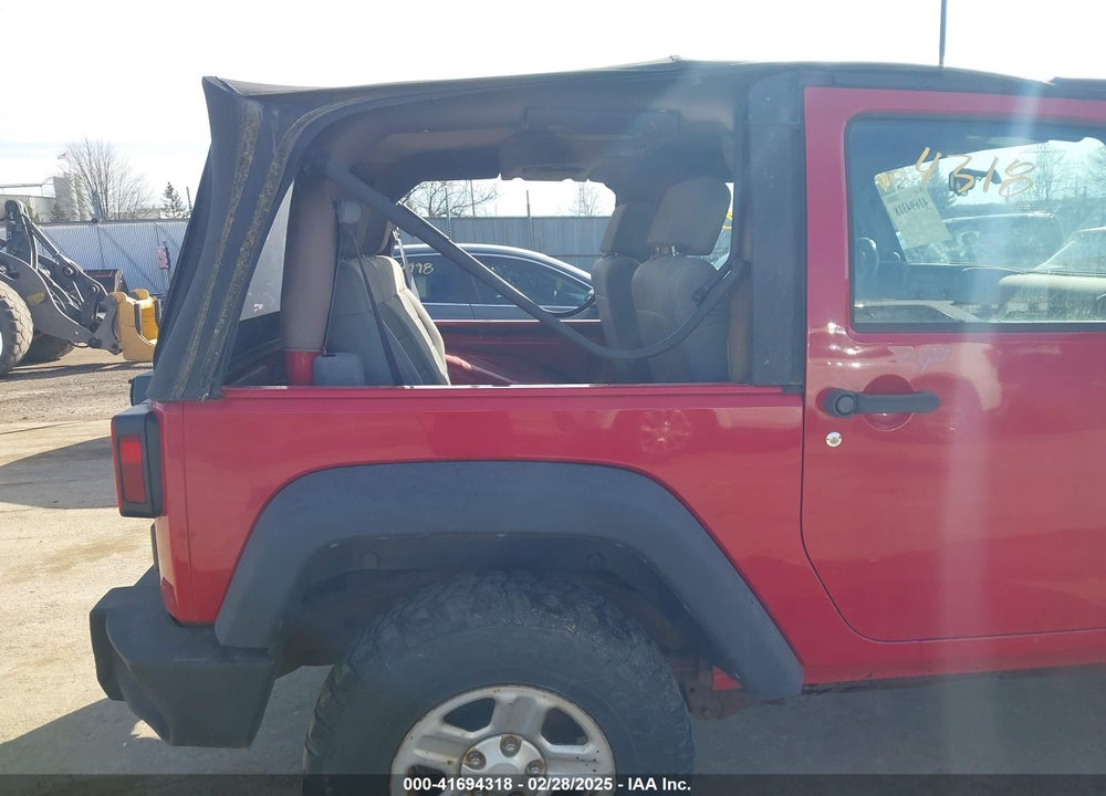 2008 JEEP WRANGLER X VIN: 1J4FA24138L624756
