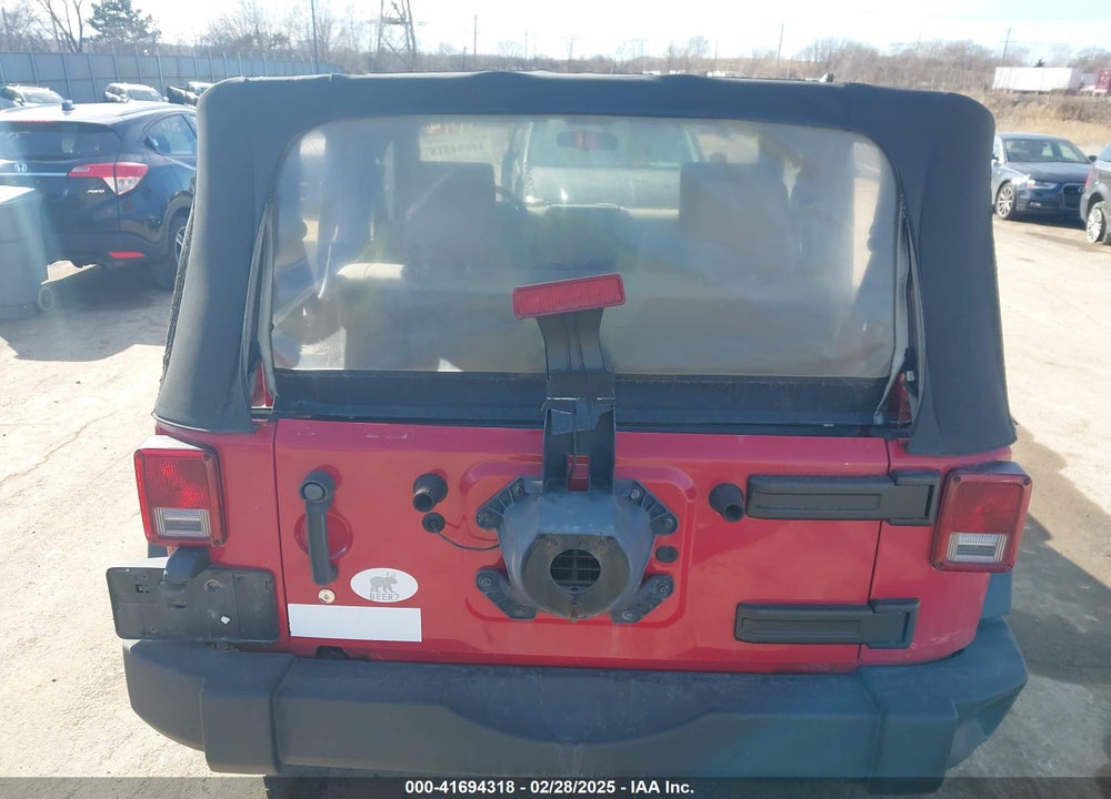 2008 JEEP WRANGLER X VIN: 1J4FA24138L624756