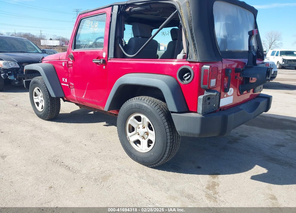 2008 JEEP WRANGLER X VIN: 1J4FA24138L624756