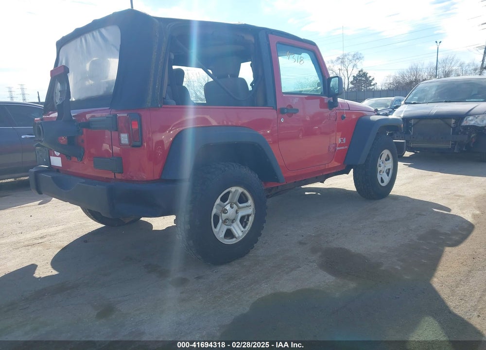2008 JEEP WRANGLER X VIN: 1J4FA24138L624756